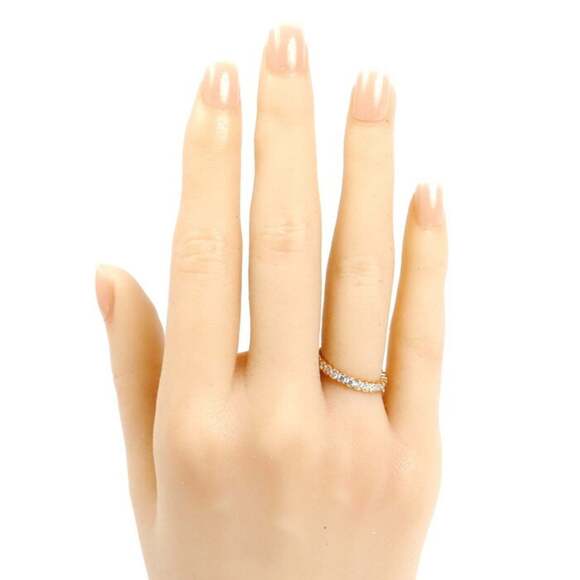 CARTIER 18k Gold Diamond Ring - Picture 7 of 8